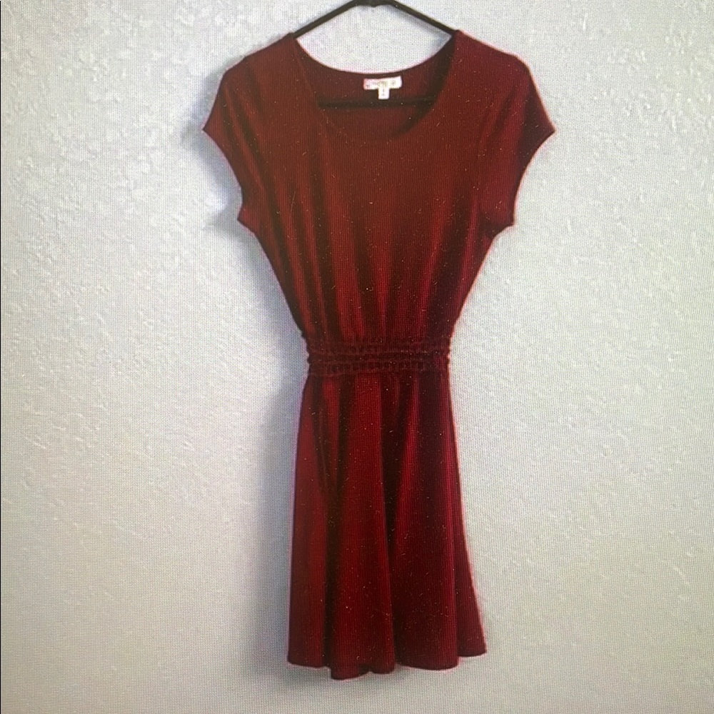 Elegant Red Mini Dress